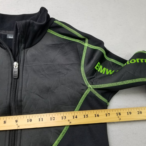 BMW Motoradd Jacket Women Size S Black Full Zip Car Racing Bike Biker - Picture 7 of 13